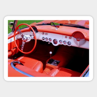 1957 Corvette Roadster Interior Sticker